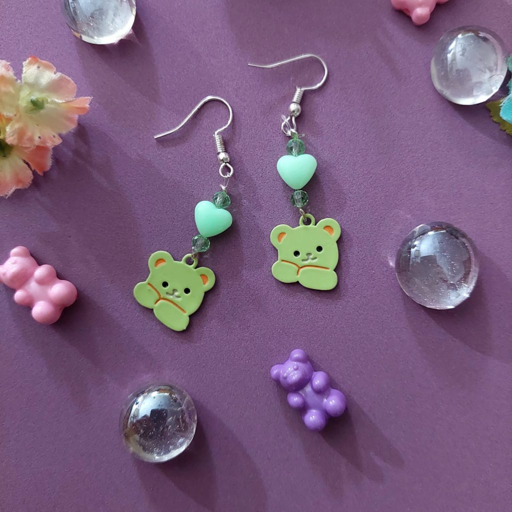 Aretes ositos, animados